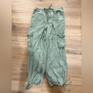 Pilcro Green Joggers with Relaxed Fit